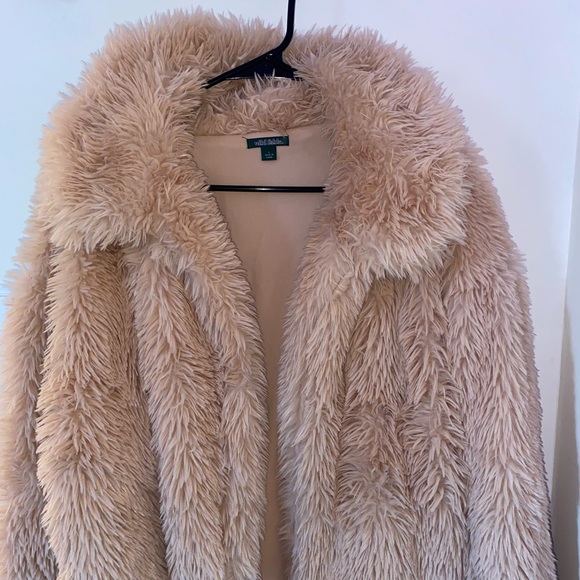 wild fable Jackets & Blazers - Pink fur coat
